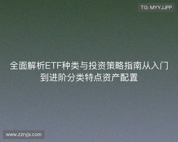 全面解析ETF种类与投资策略指南从入门到进阶分类特点资产配置